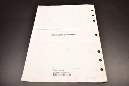 OEM Suzuki 99501-39210-03E VS1400 Supplementary Service Manual