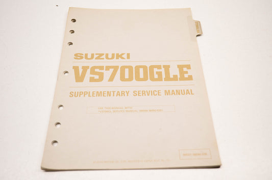 OEM Suzuki 99501-36040-03E VS700GLE Supplementary Service Manual