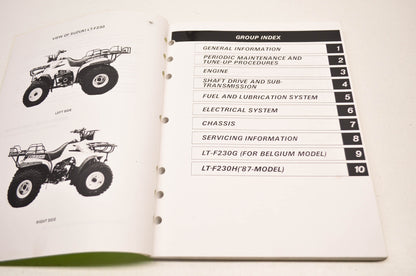 OEM Suzuki LT-F230 Service Manual