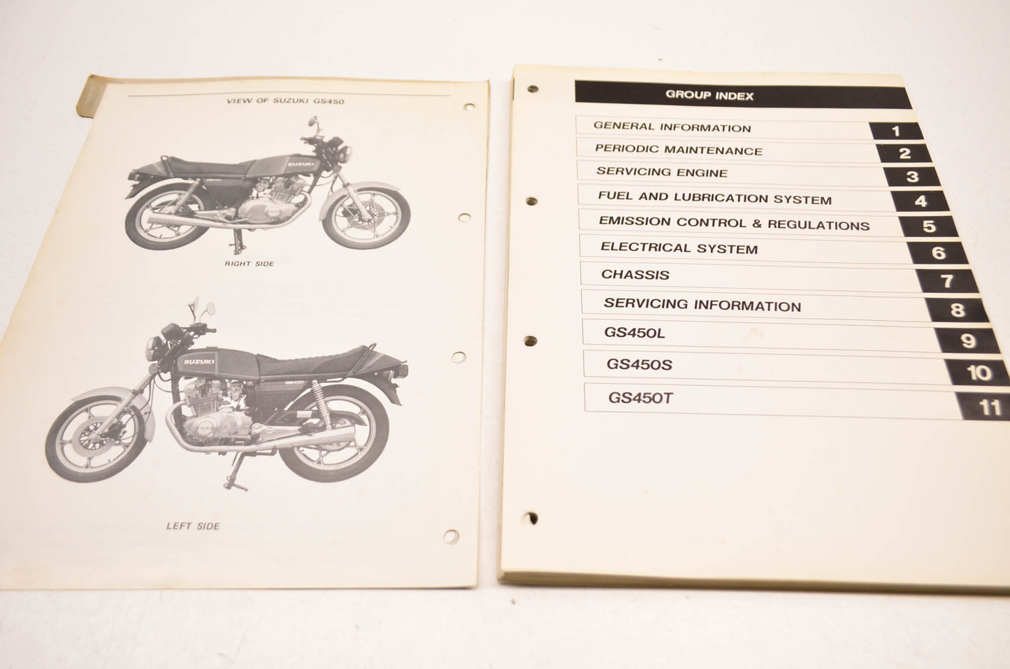 OEM Suzuki GS450 Service Manual