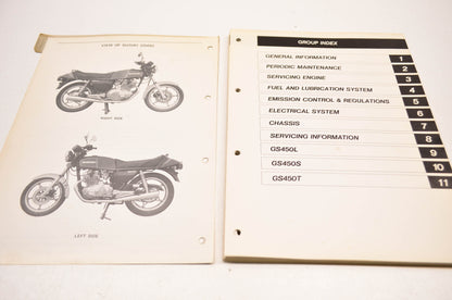 OEM Suzuki GS450 Service Manual