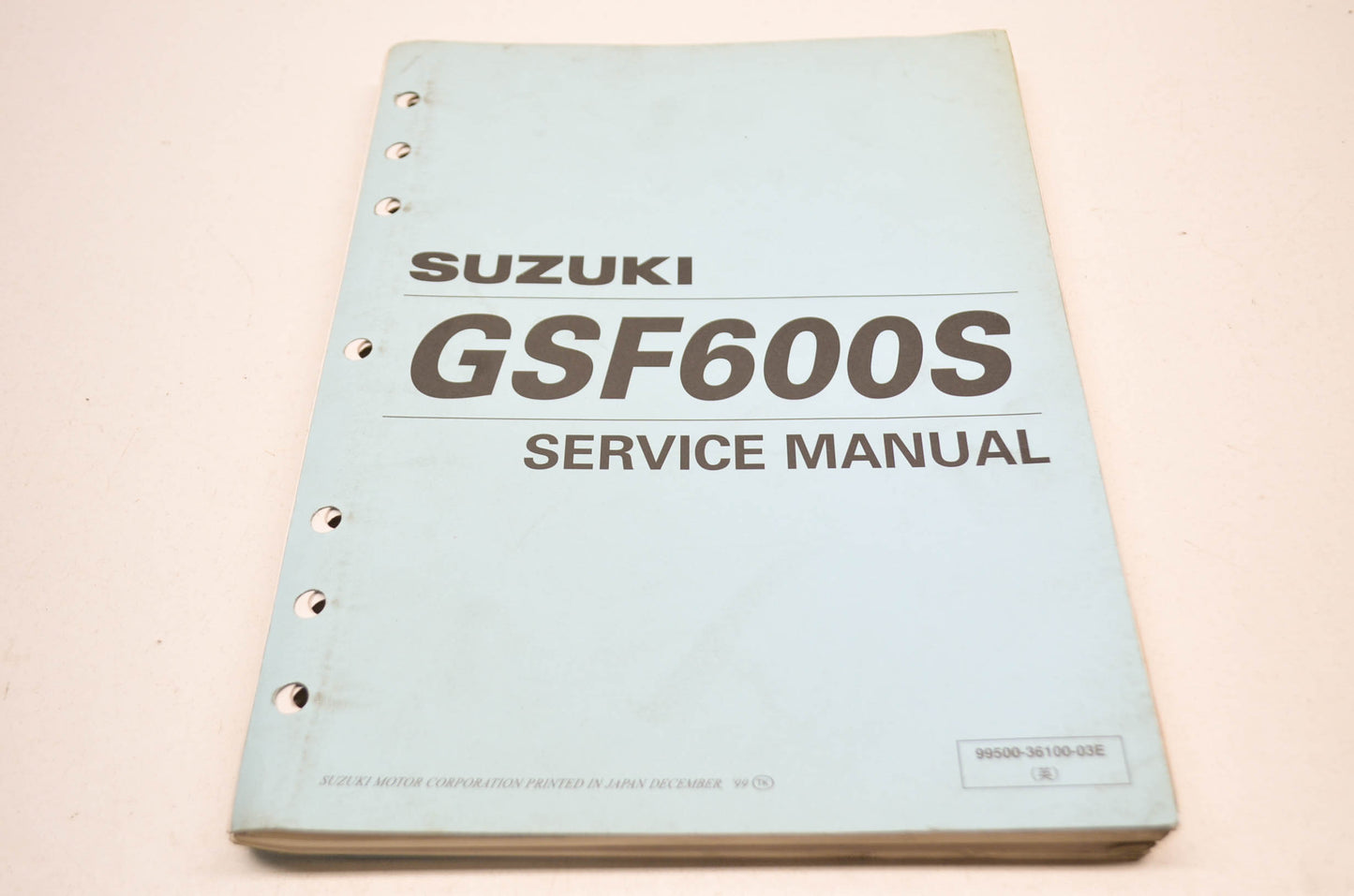 OEM Suzuki 99500-36100-03E GSF600S Service Manual