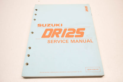 OEM Suzuki 99500-41082-03E DR125 1986-88 Service Manual