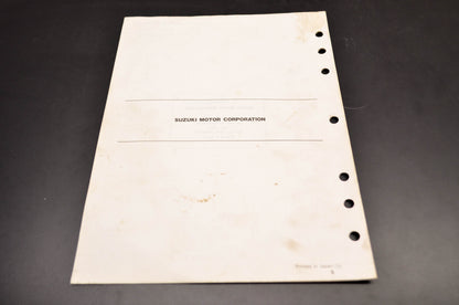 OEM Suzuki 99501-39200-03E 95 RF900RS Supplementary Service Manual