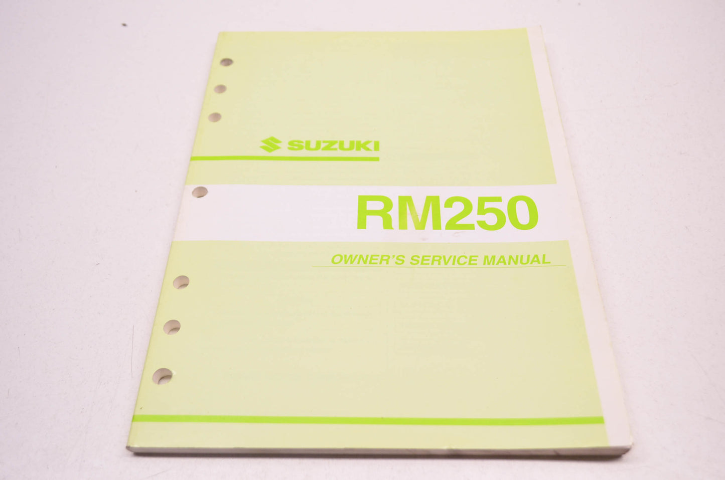 OEM Suzuki 99011-37F52-03A Owner's & Service Manual RM250K3 20 NOS