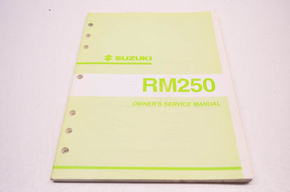 OEM Suzuki 99011-37F52-03A Owner's & Service Manual RM250K3 20 NOS