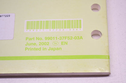 OEM Suzuki 99011-37F52-03A Owner's & Service Manual RM250K3 20 NOS