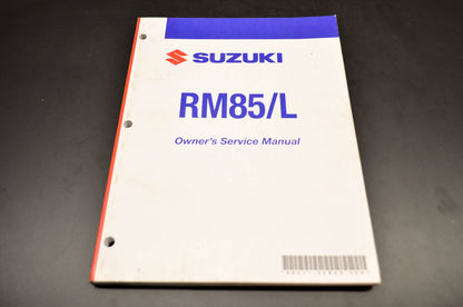 OEM Suzuki 99011-02B83-03A Owner's & Service Manual RM85/LK8 NOS