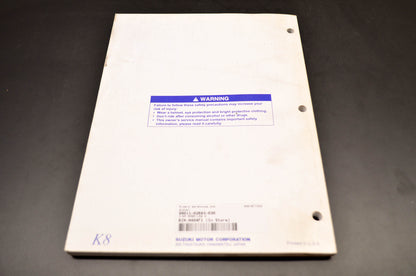 OEM Suzuki 99011-02B83-03A Owner's & Service Manual RM85/LK8 NOS