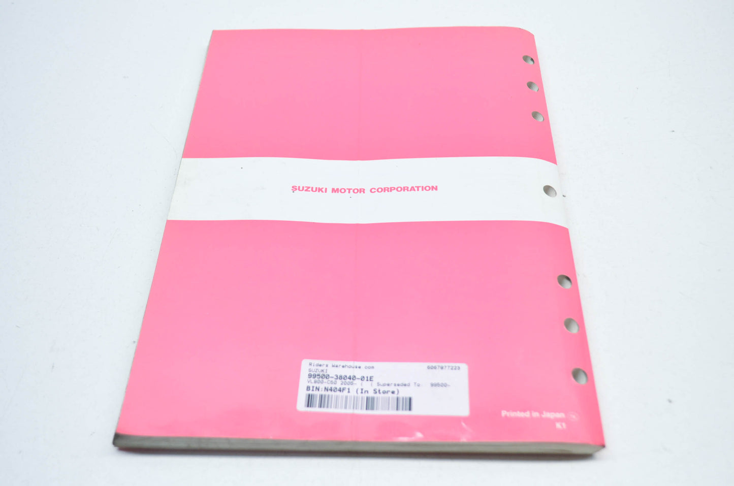 OEM Suzuki VL800 Service Manual