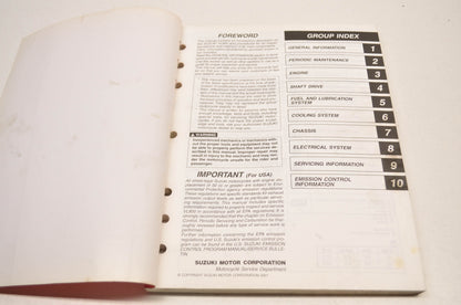OEM Suzuki VL800 Service Manual