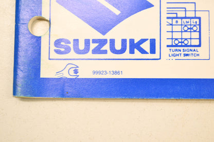 OEM Suzuki 99923-13861 86 G Model Wiring Diagram Manual NOS