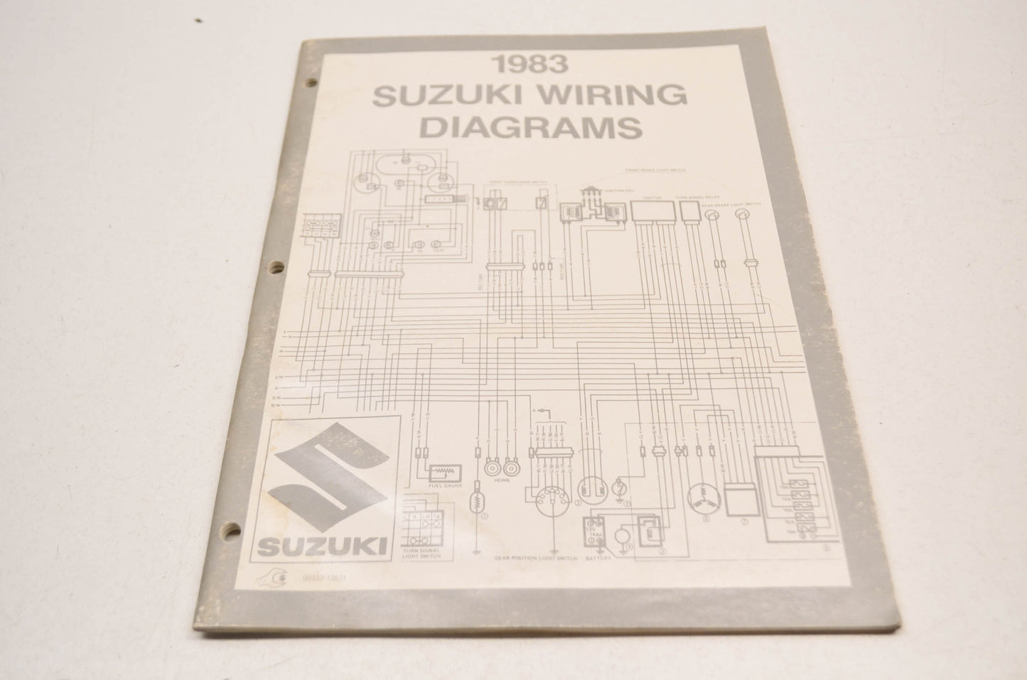 OEM Suzuki 99923-13831 83 D Model Wiring Diagram Manual