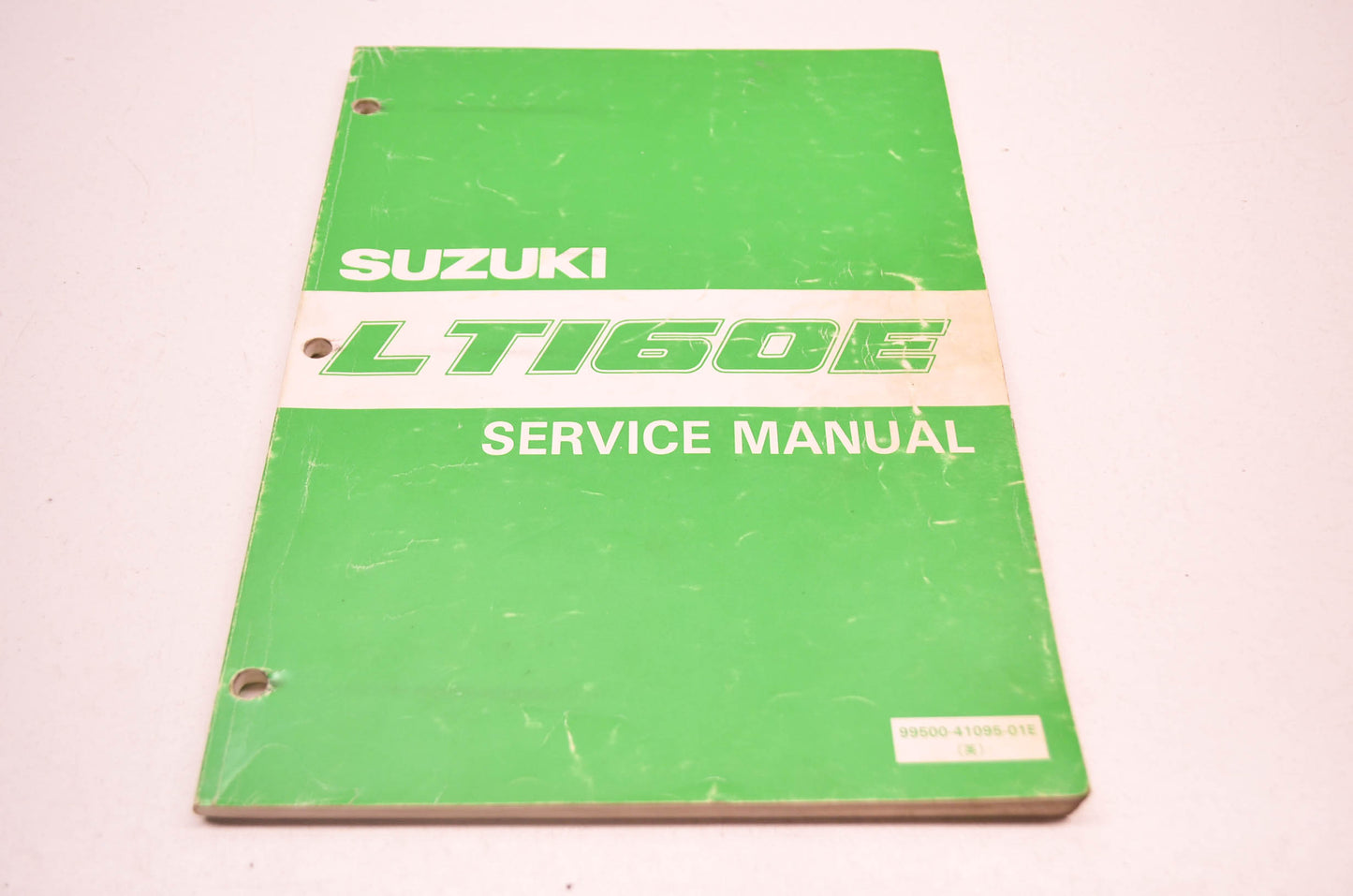 OEM Suzuki 99500-41095-01E Service Manual LT160 1989-04