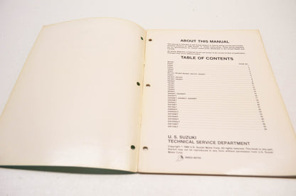 OEM Suzuki 99923-80755 80 T Model Wiring Diagram Manual
