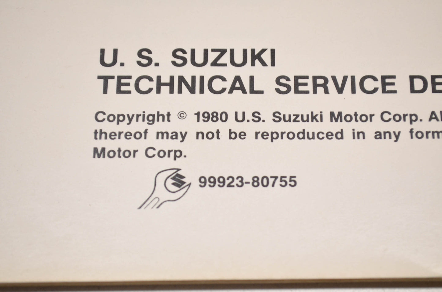 OEM Suzuki 99923-80755 80 T Model Wiring Diagram Manual
