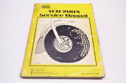 OEM Yamaha LIT-11616-04-29 YFM200N/DX(TU) Service Manual