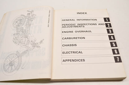 OEM Yamaha XT250 Service Manual 80-84 XT250 Models.