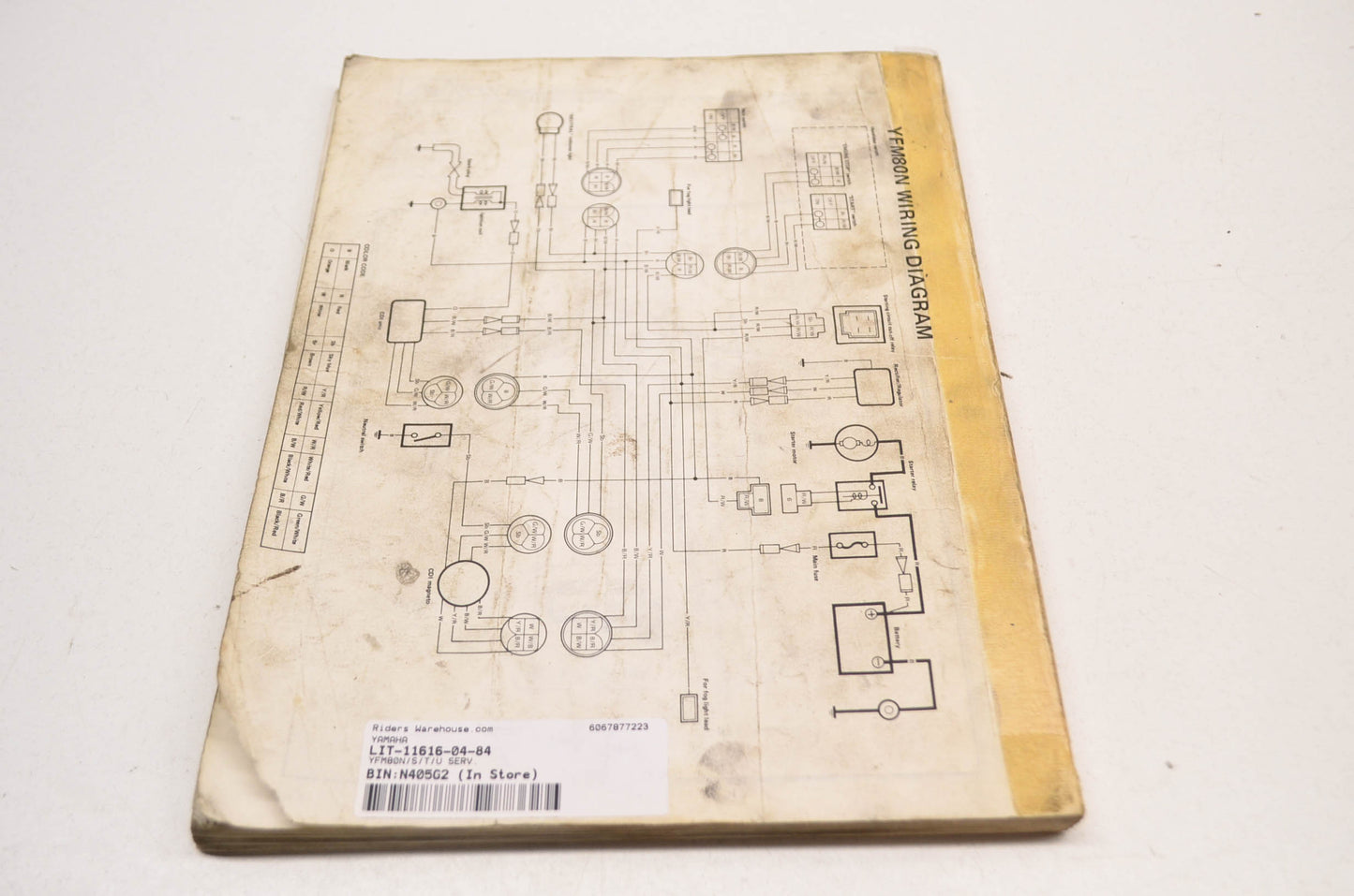 OEM Yamaha LIT-11616-04-84 YFM80N/S/T/U Service Manual