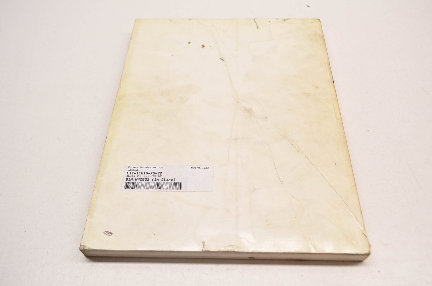 OEM Yamaha XS750 Service Manual 77-79 XS750 Models.