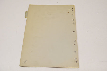 OEM Suzuki 99501-32020-03E GS300L Supplementary Service Manual GS300L