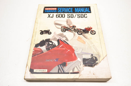 OEM Yamaha LIT-11616-08-22 XJ600-C (D-K) Service Manual