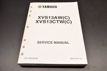 OEM Yamaha LIT-11616-20-42 XVS13AW(C) CTW(C) Service Manual