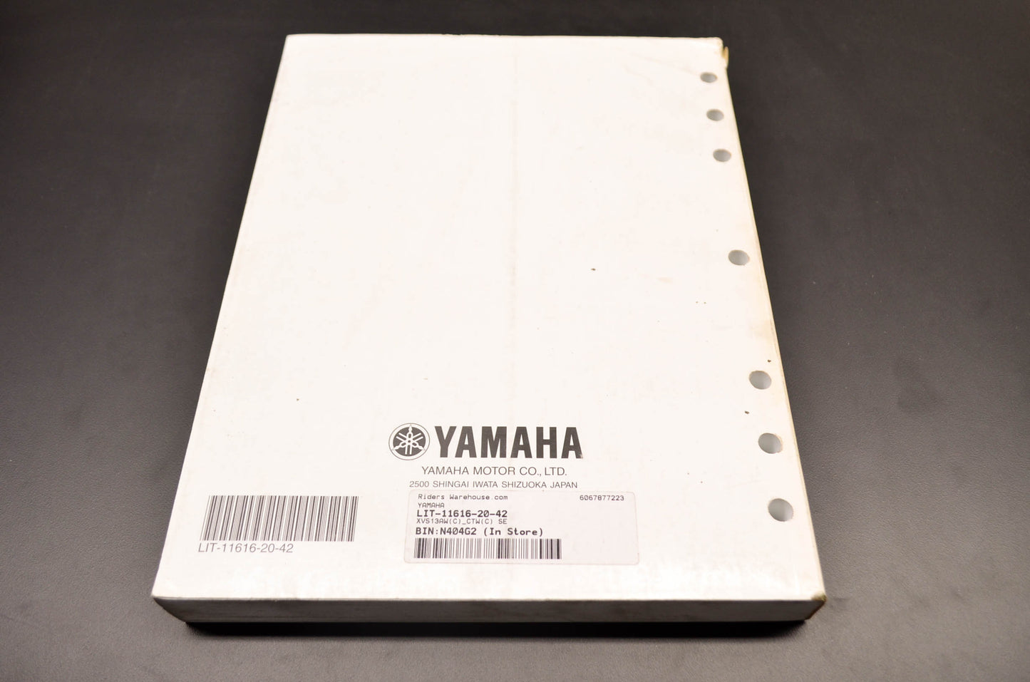 OEM Yamaha LIT-11616-20-42 XVS13AW(C) CTW(C) Service Manual