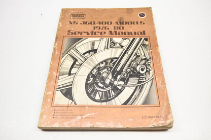 OEM Yamaha XS360 XS400 Service Manual 76-80 XS360/400 Models.