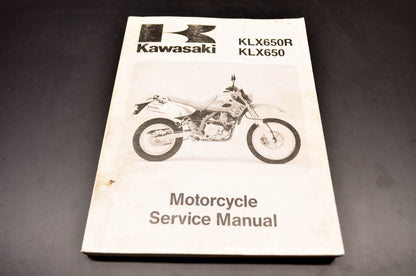 OEM Kawasaki 99924-1162-01 Service Manual KLX650