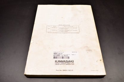 OEM Kawasaki 99924-1162-01 Service Manual KLX650