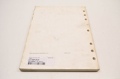 OEM Yamaha 2000 Watercraft Technical Update Manual