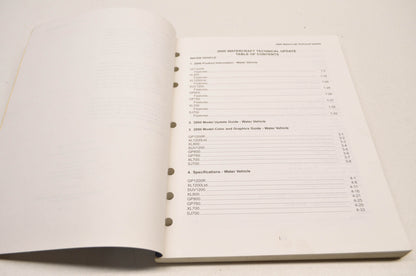 OEM Yamaha 2000 Watercraft Technical Update Manual