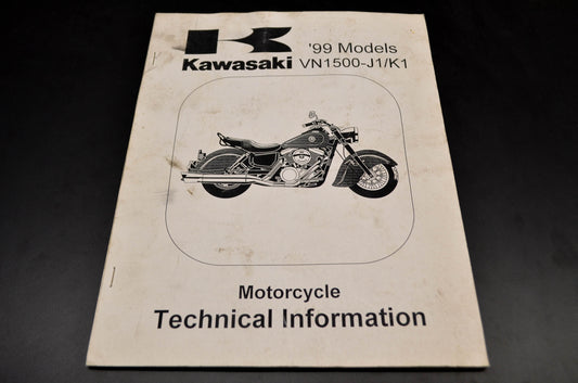 OEM Kawasaki 99963-0064-01 99 VN1500 J1/K1 Technical Information Manual