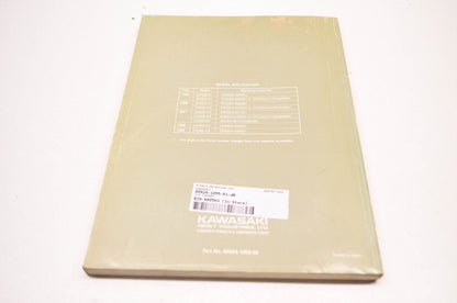 OEM Kawasaki 99924-1055-04 Service Manual ZX600-C