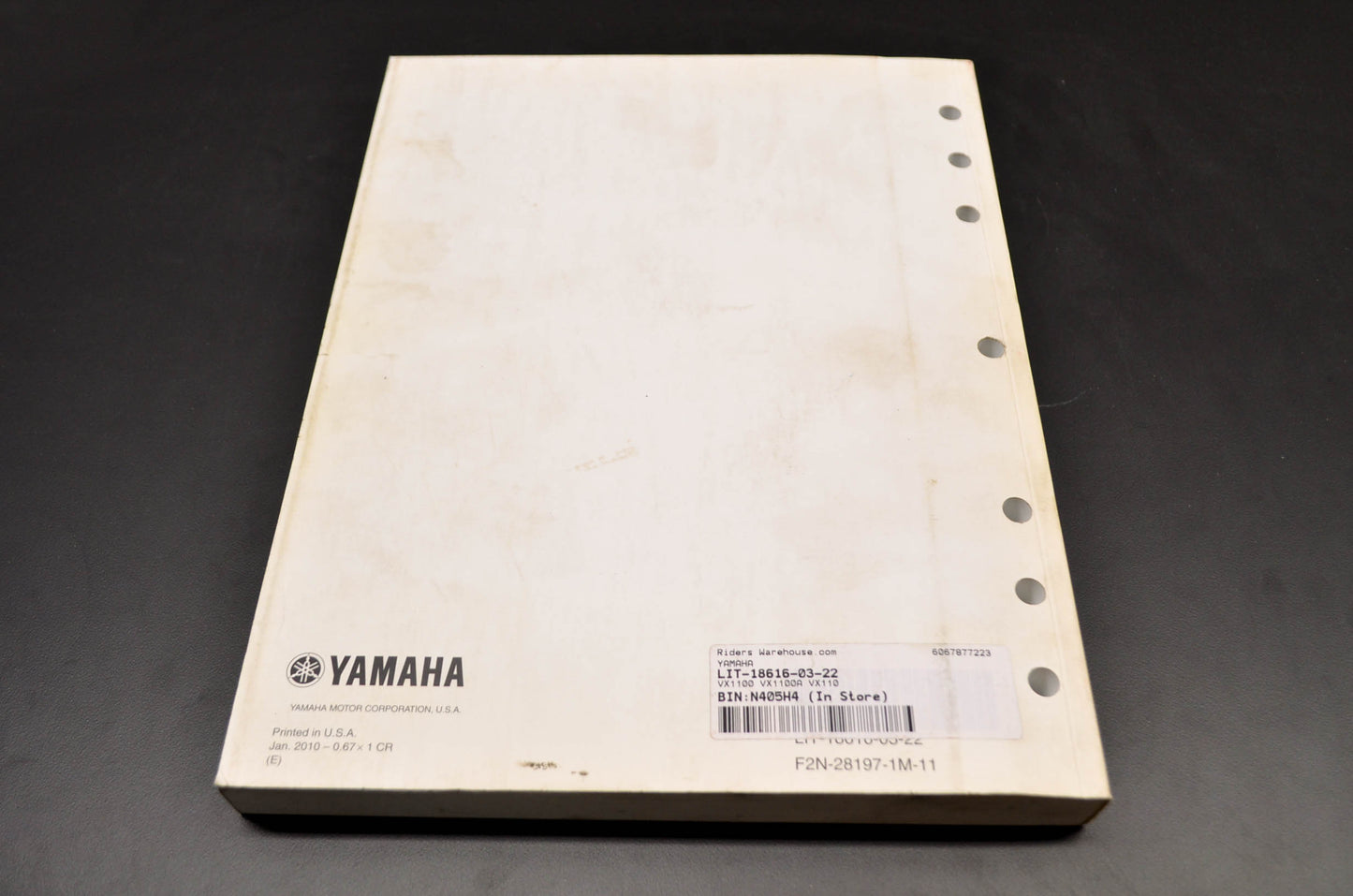 OEM Yamaha LIT-18616-03-22 Service Manual VX1100 VX1100A VX110