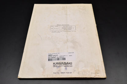 OEM Kawasaki 99924-1127-51 Service Manual Supplement ZX1100C