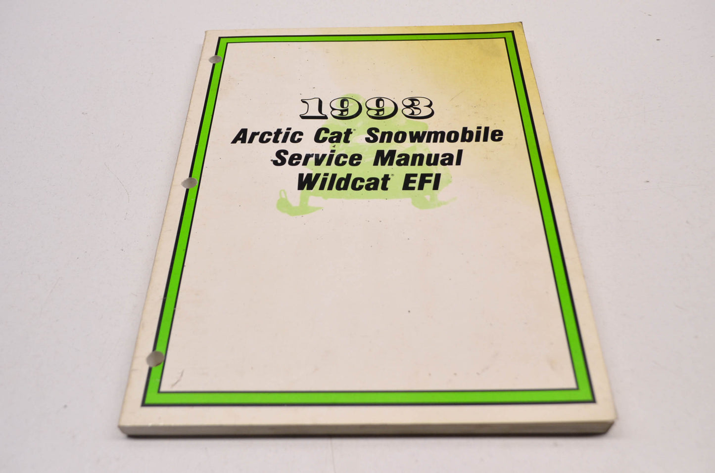 OEM Arctic Cat 2254-879 Service Manual '93 WC EFI/WC MC EFI
