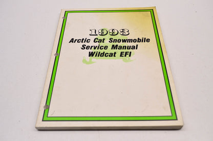 OEM Arctic Cat 2254-879 Service Manual '93 WC EFI/WC MC EFI
