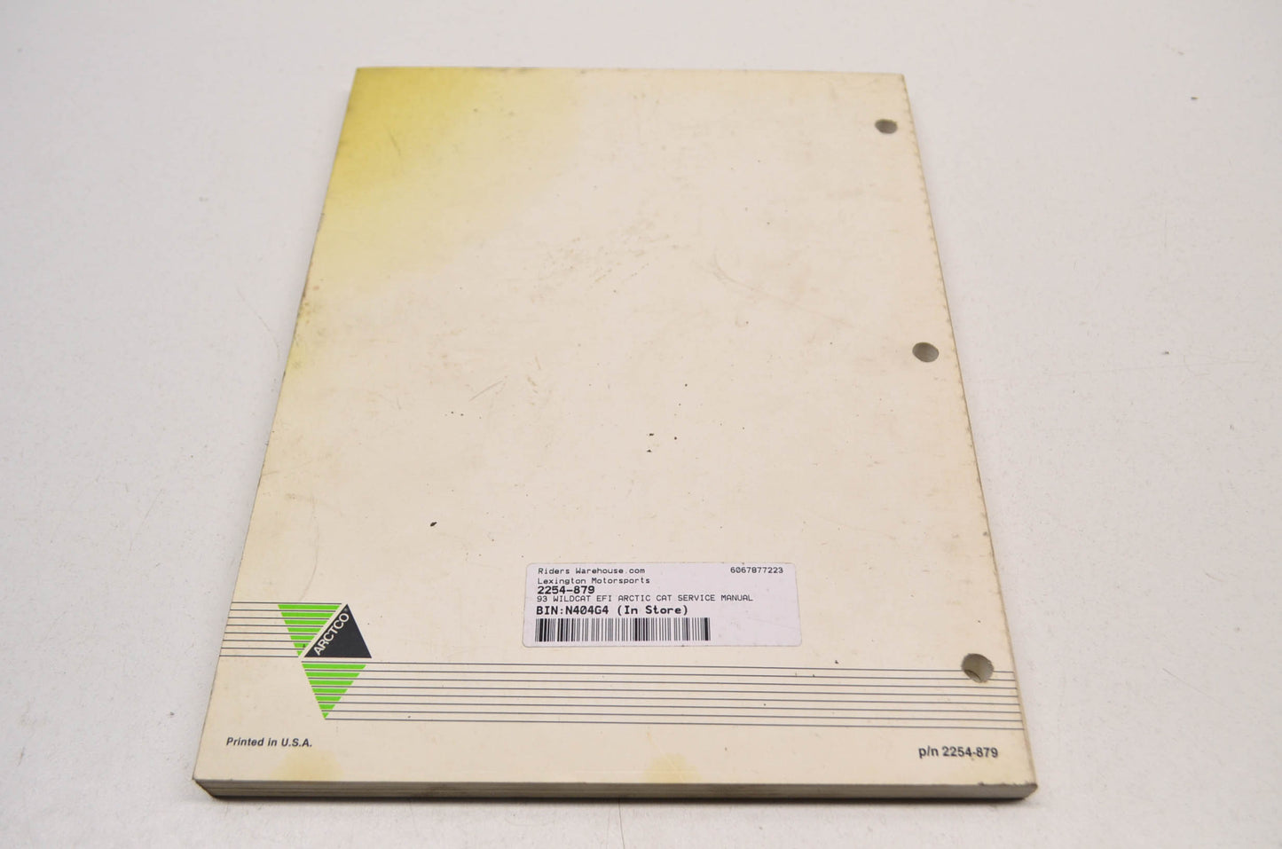 OEM Arctic Cat 2254-879 Service Manual '93 WC EFI/WC MC EFI