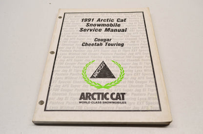 OEM Arctic Cat 91 Cougar Cheetah Touring Service Manual