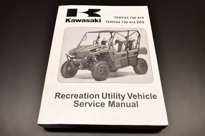 OEM Kawasaki 99924-1452-31 Service Manual KRT750A/B/C/D