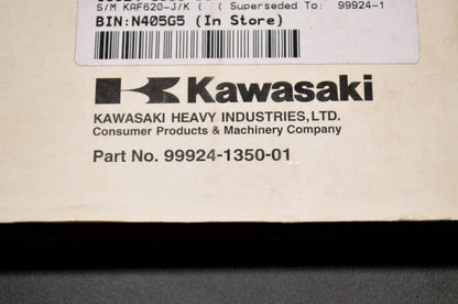 OEM Kawasaki 99924-1350-01 Service Manual KAF620J/K
