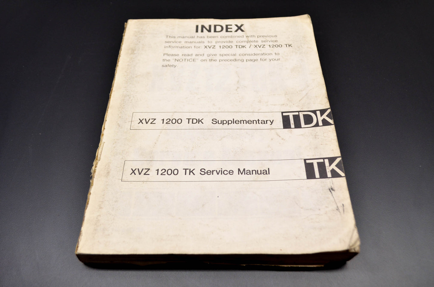 OEM Yamaha XVZ 1200 Service Manual