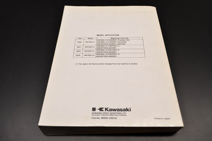 OEM Kawasaki 99924-1259-03 Service Manual VN1500L NOS