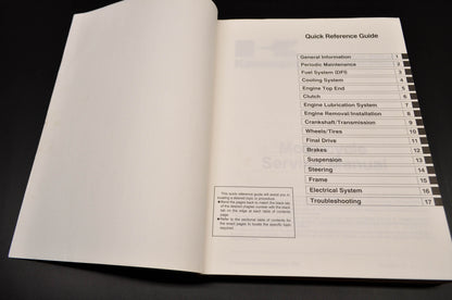 OEM Kawasaki 99924-1277-01 Service Manual VN1500P