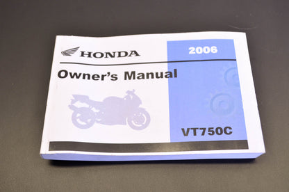 OEM Honda 31MEG620 06 VT750C Owner's Manual
