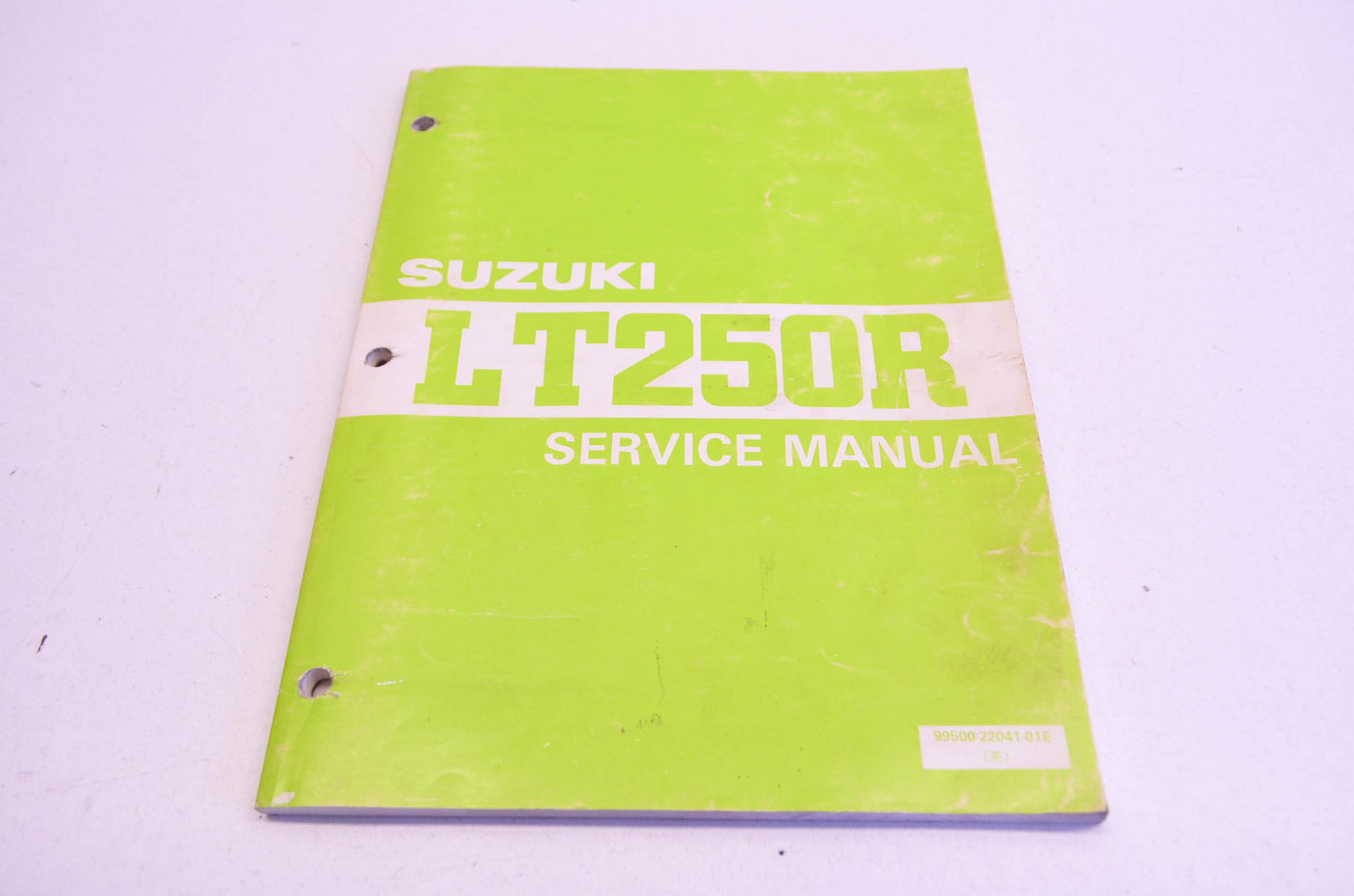 OEM Suzuki 99500-22041-01E Service Manual LT250R 1985-86