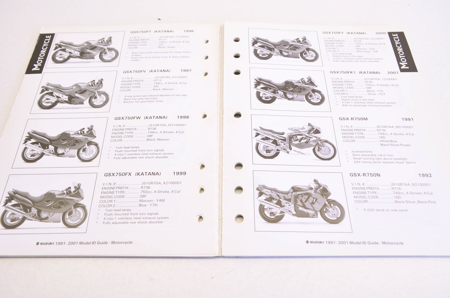 OEM Suzuki 99923-12982 Model ID Guide