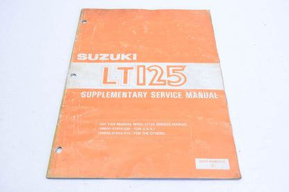 OEM Suzuki 99501-41040-01E LT125 Supplementary Service Manual